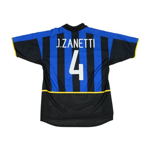 Nike Inter Milan Zanetti 2002/03 Football Shirt Soccer Jersey | Grailed