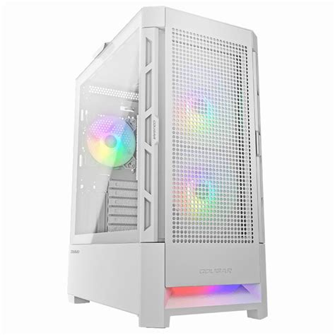 Gabinete Gamer Cougar Airface Mid Tower Cooler Argb Branco