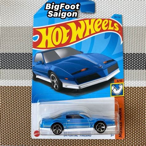 Hot Wheels 汽車模型龐蒂亞克火鳥 1984 HKJ57 Muscle Mania 2023 正品美泰 蝦皮購物