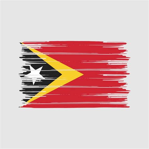 East Timor Flag Brush. National Flag 11383165 Vector Art at Vecteezy