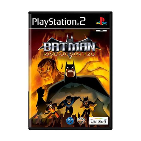 Jogo Batman Rise Of Sin Tzu Ps2 Meugameusado