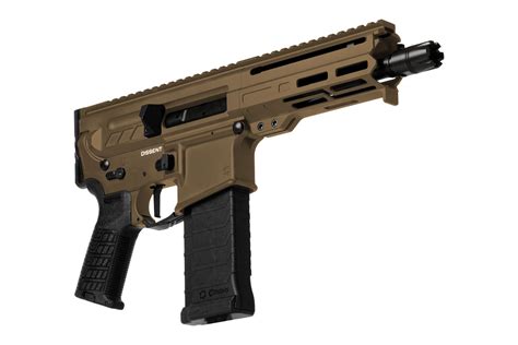 Cmmg Dissent Mk X Mm Ar Pistol With Midnight Bronze Finish And