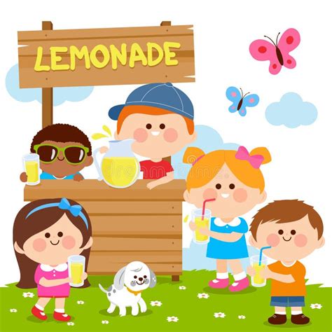 Lemonade Stand Cartoon Stock Illustrations 340 Lemonade Stand Cartoon