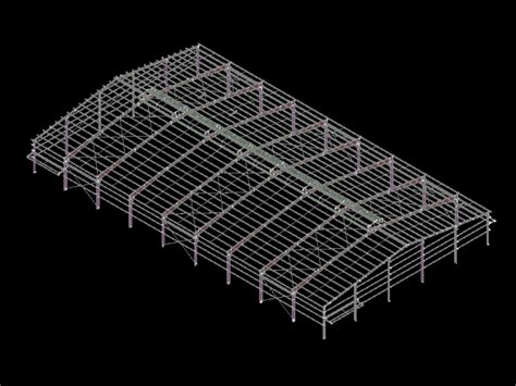 Armazém Industrial Em 3d Em Autocad Baixar Cad 5 53 Mb Bibliocad