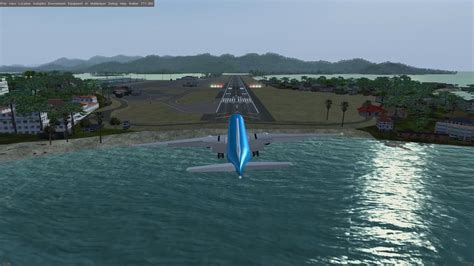 Flightgear Landing At Saint Martin Tncm With A Boeing Youtube