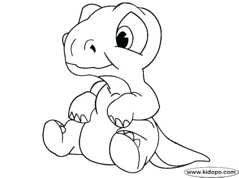 Simple Dinosaur Coloring Pages at GetDrawings | Free download