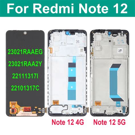 Xiaomi Redmi Note 12 5G Original Display (AMOLED) – BornilShop