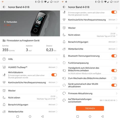 Honor Band 4: Fitness Tracker mit 0,95 Zoll AMOLED-Display