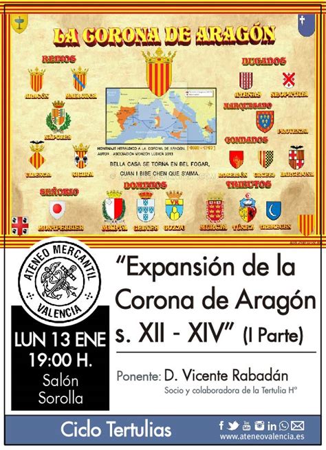 Ciclo Tertulias Expansión de la Corona de Aragón s XII XIV I