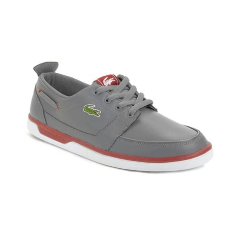 Lyst - Lacoste Topa Boat Shoes in Gray for Men