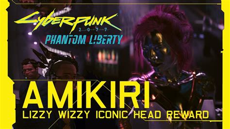 Cyberpunk 2077 Phantom Liberty Amikiri Sound Cutter Iconic Head