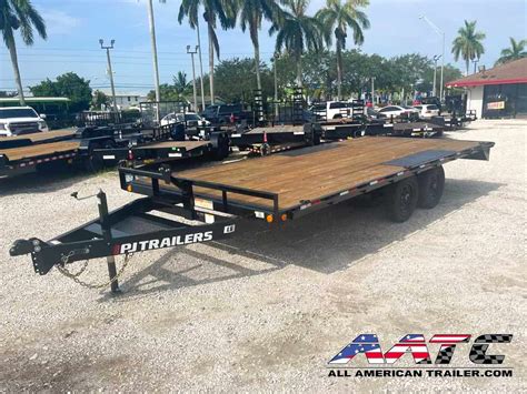 L6 182 Pj 18 Deckover Equipment Trailer 9899 Gvwr 85x18 Slide In