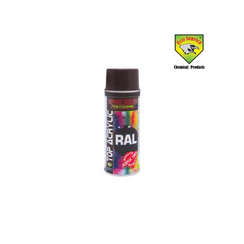 Eco Service Smalto Spray Acrilico 100 Ml 400 Colore RAL Ral 9005 Nero