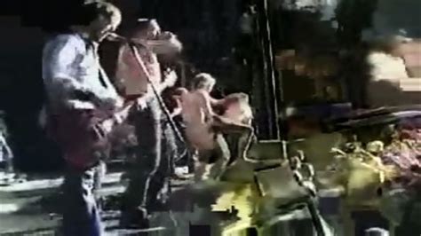 Amateur Sex On Stage Of A Live Rock Concert