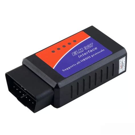 ELM 327 V1 5 Torque Bluetooth OBD2 OBD II Bildiagnostisk Skanner Svart