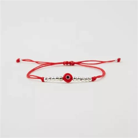 Pulsera De Hilo Rojo Con Ojo Turco Rojo Suerte Y Protecci N Mercadolibre