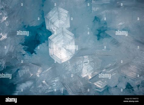 Large ice crystals inside ice cave hi-res stock photography and images ...