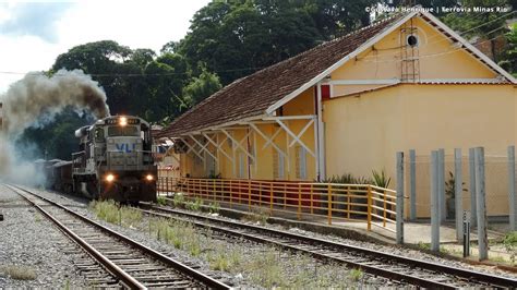 Assista Ao Belo Cruzamento De Trens Na Esta O De Perd Es Mg Na Rota