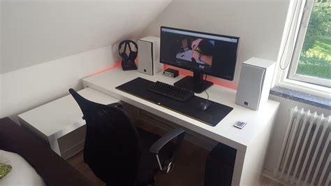 Finished Putting Together My New Ikea Malm Desk Rpcmasterrace