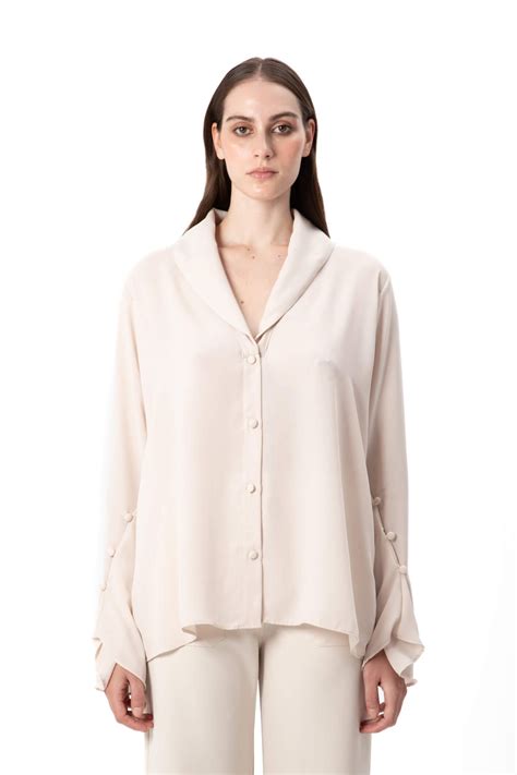 No Rain Shirt Nude EffieK Elegance In Simplicity
