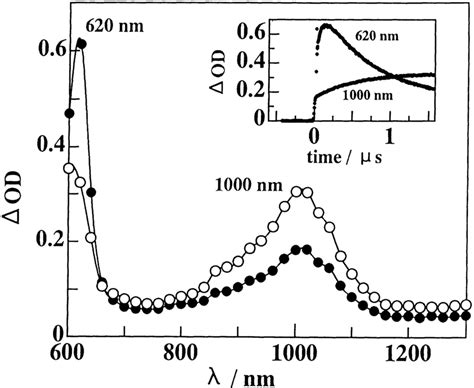 Transient Absorption Spectra Observed After 355 Nm Laser Pulsing Of Download Scientific Diagram