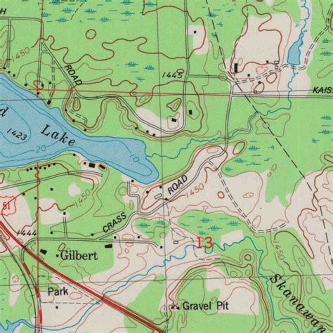 Tomahawk Wi 1982 24000 Scale Map By United States Geological Survey