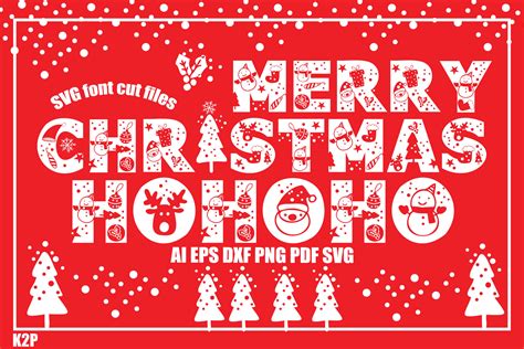 Merry Christmas Ho Ho Ho Svg Cut Files Graphic By Ktwop · Creative Fabrica