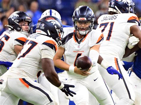 Major Development In Denver Broncos Qb Battle Update On Zach Wilsons