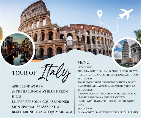 Tour of Italy - Wayne County Tourism - Wayne County NY Tourism