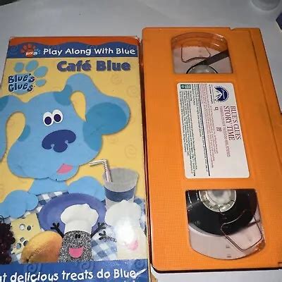 Blues Clues Cafe Blue Vhs Nickelodeon Grelly Usa