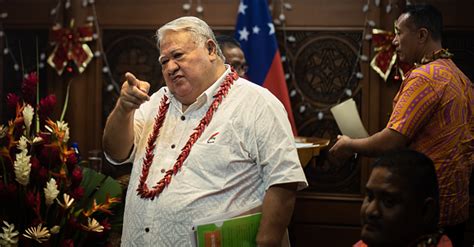 Samoa Observer Caretaker P M Warns Judges Of Publics Curse