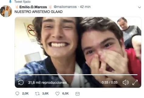 Aristemo la pareja gay de una telenovela mexicana asistirá a los premios GLAAD en Nueva York