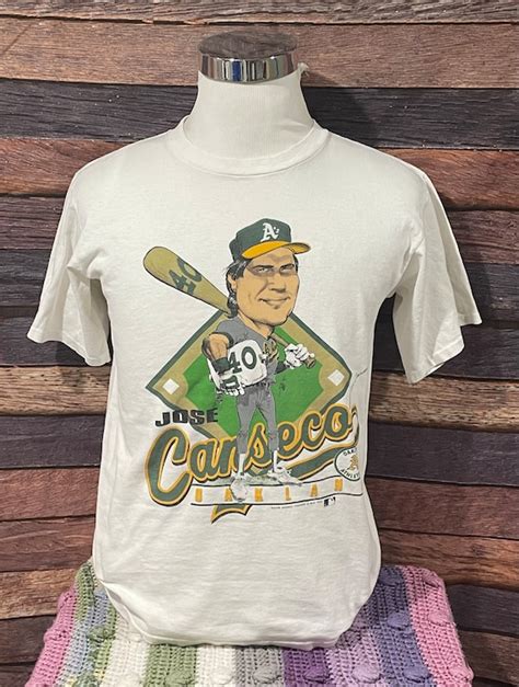 Vintage Jose Canseco Oakland Athletics Caricature Bas Gem