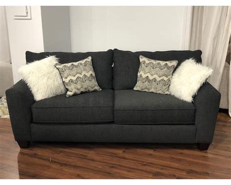 Overstock Furniture Endurance Charcoal Sofa And Loveseat Sofas