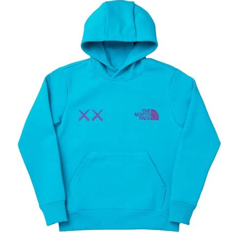 KAWS x The North Face Youth Hoodie Enamel Blue – Kaws-Shop