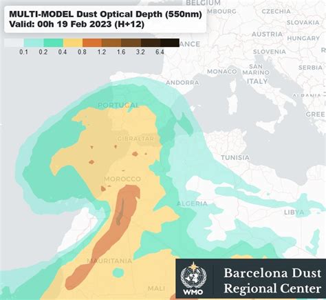 Bestweather On Twitter Massas De Ar Africano Carregadas De Poeiras