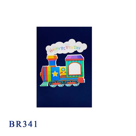 Happy Birthday Train Pop Up Card