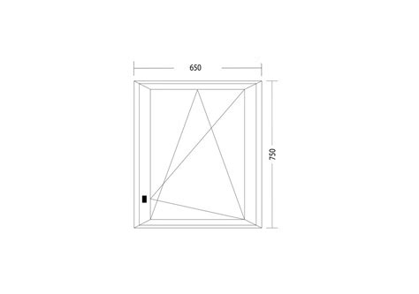 Fen Tre Oscillo Battante Pvc Anthracite Et Blanc Vitr E Ouvrant Droit L