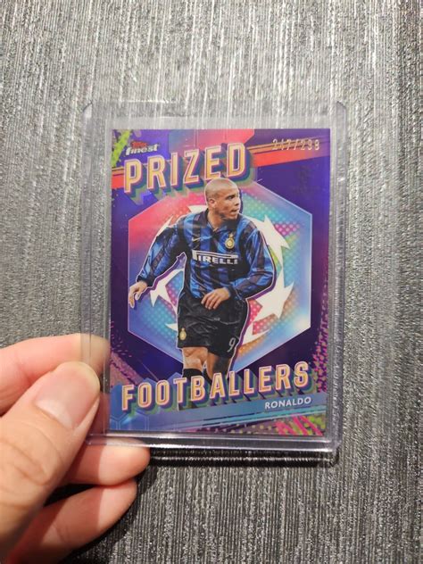 2023 24 Topps Finest UEFA Club Competition Ronaldo Inter Milan Purple