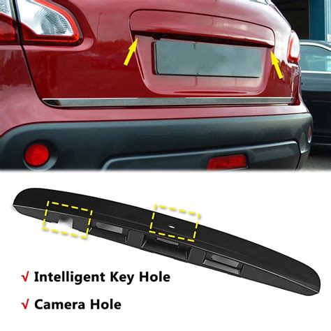 Rear Tailgate Boot Door Grab Handle Trim Cover With I Key Camera Hole For Nissan Qashqai J10