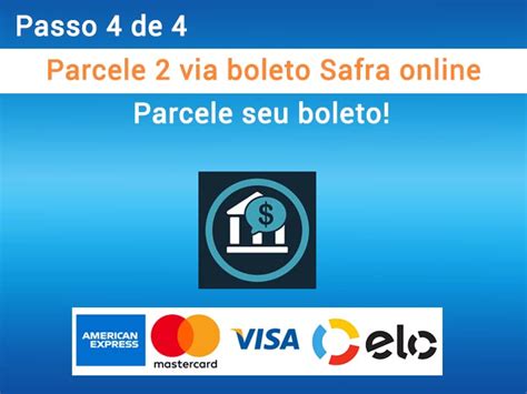 Via Boleto Safra Financeira Parcele Sua Conta