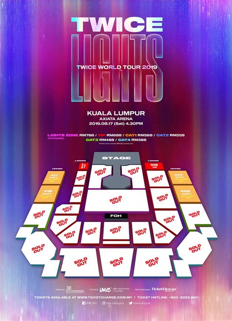 axiata arena seating plan - Jack King