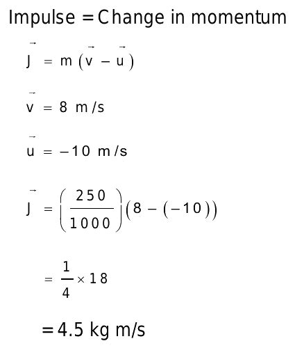 7 A Rubber Ball Of Mass 250 G Hits A Wall Normally With A Velocity Of