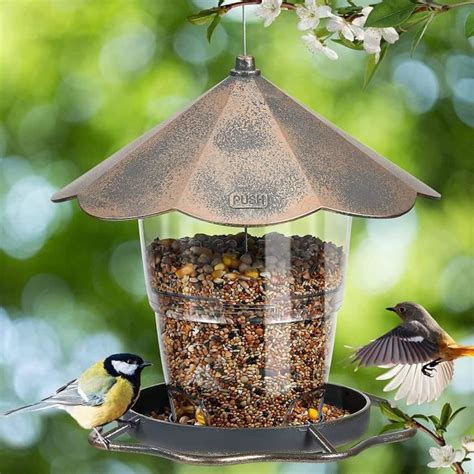 Mangeoire Oiseaux Exterieur Suspendue Maison Oiseaux Exterieur