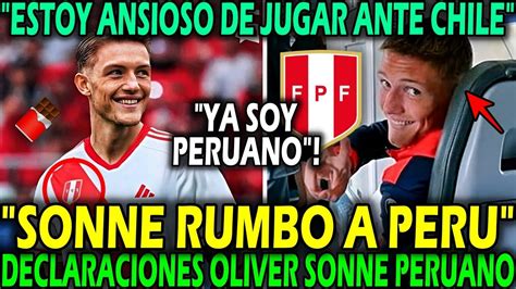 FELIZ DE SER PERUANO OLIVER SONNE SE ALISTA PARA VIAJAR AL PERÚ Y