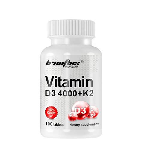 ᐉ Витамин D3 K2 IronFlex Vitamin D3 4000 K2 100 tabs