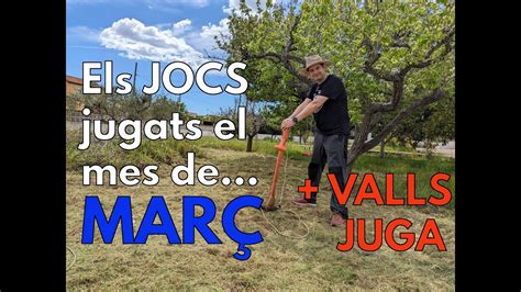 Els JOCS jugats el mes de MARÇ Resum de partides del mes de Març