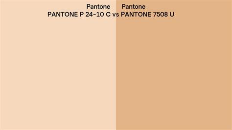 Pantone P 24 10 C Vs PANTONE 7508 U Side By Side Comparison