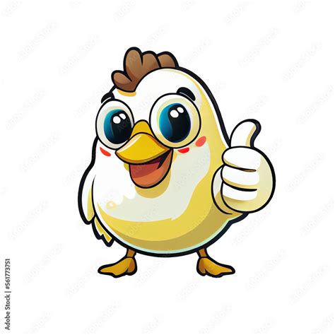 Rooster Chicken Cartoon Mascot Stock Illustration | Adobe Stock