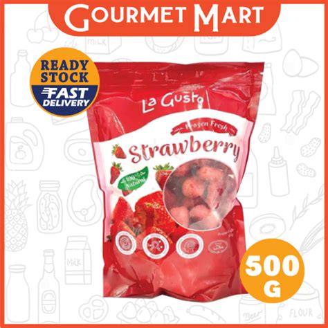 La Gusto Frozen Strawberry G For Klang Valley Only Shopee Malaysia